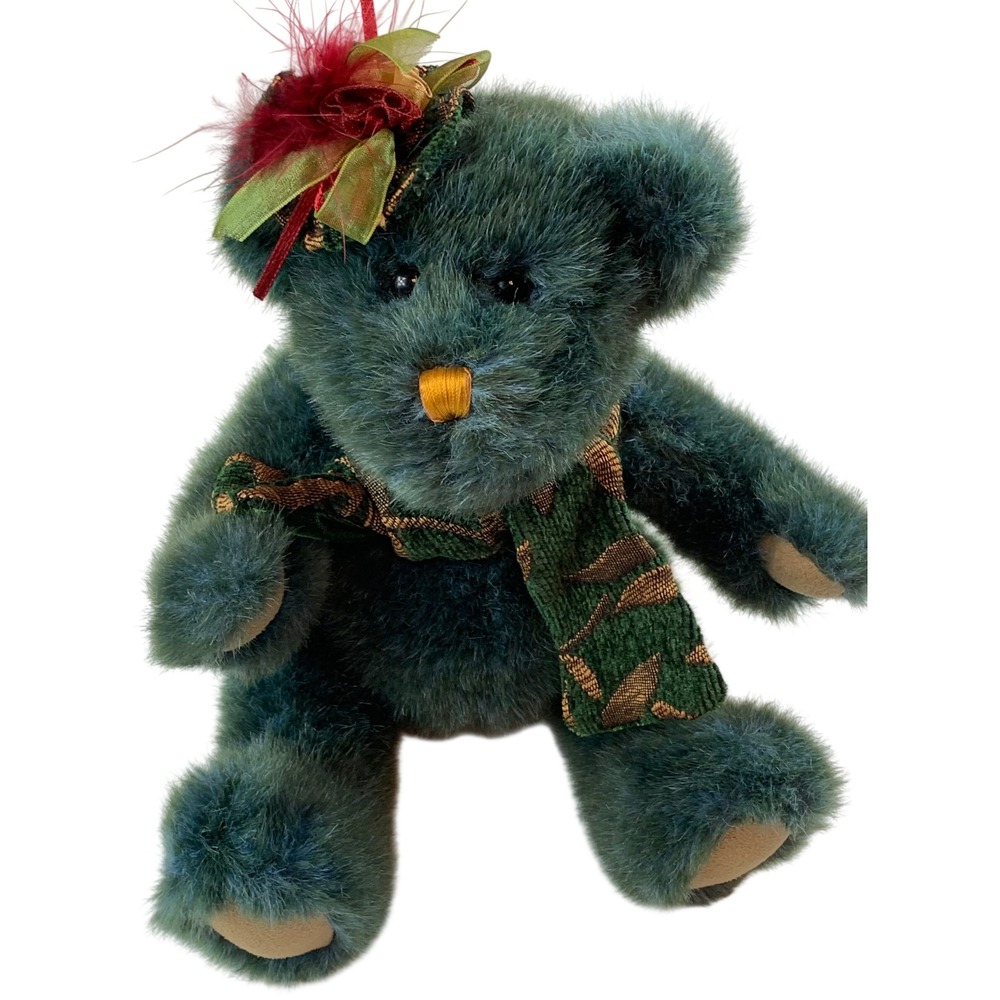 Dan Dee Collectors Choice‎ Musical Teddy Bear Green Holiday Plush Windup